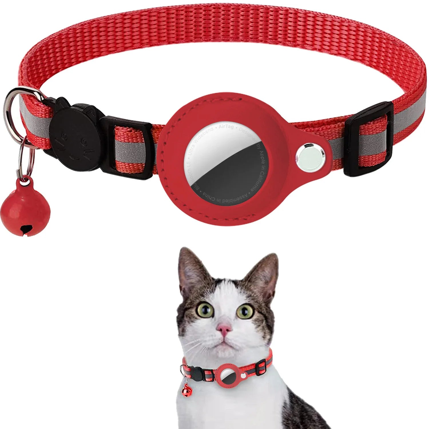 Cat Airtag Holder Collar 