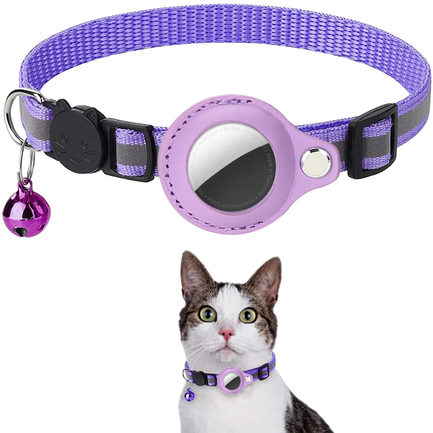 Cat Airtag Holder Collar 