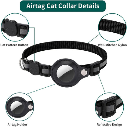 Cat Airtag Holder Collar 